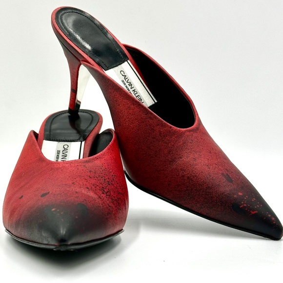 Calvin Klein 205W39NYC Roslynn Mules SZ 38.5 - Picture 3 of 13